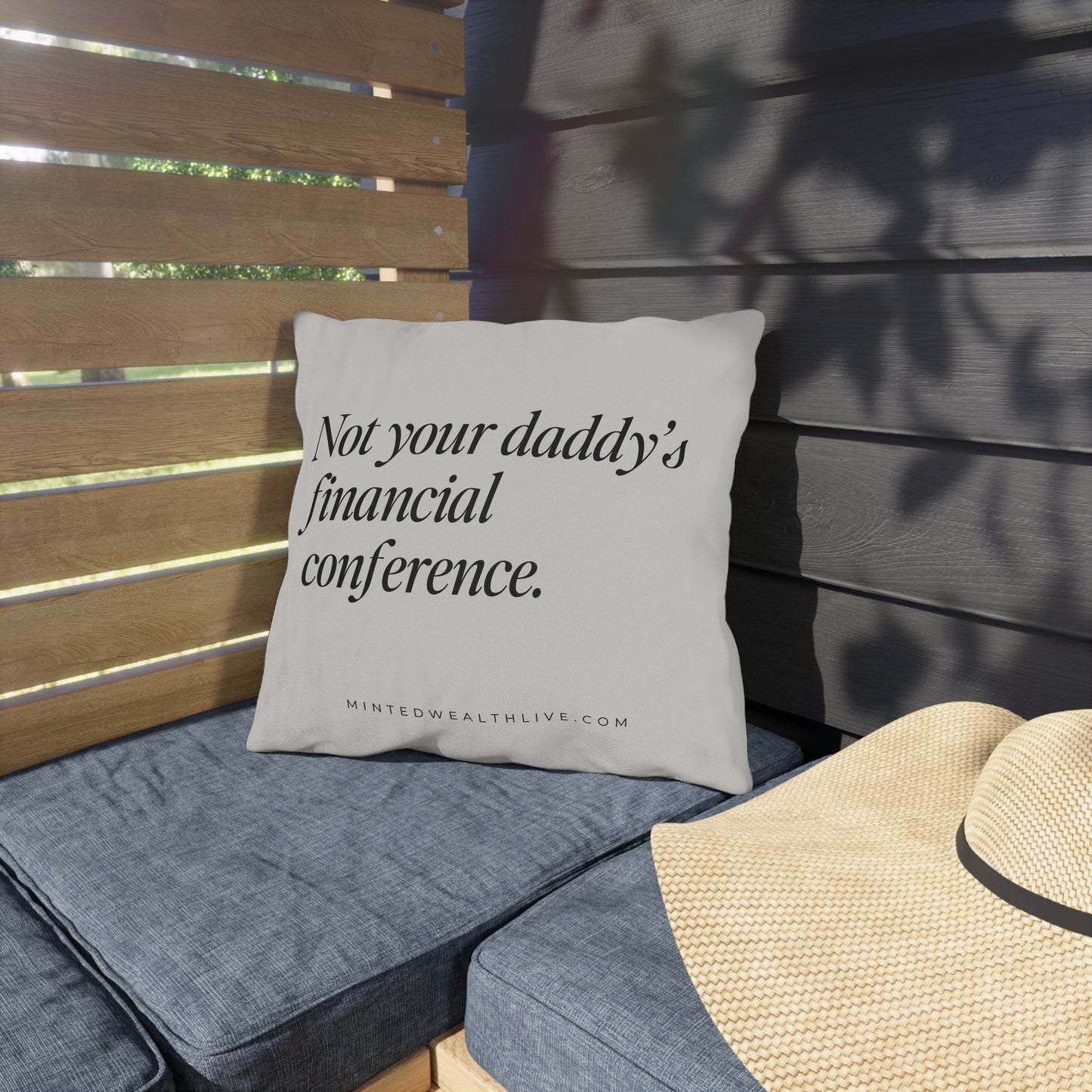 Not Your Daddy's Financial Conference | 16x16" Outdoor Pillow
