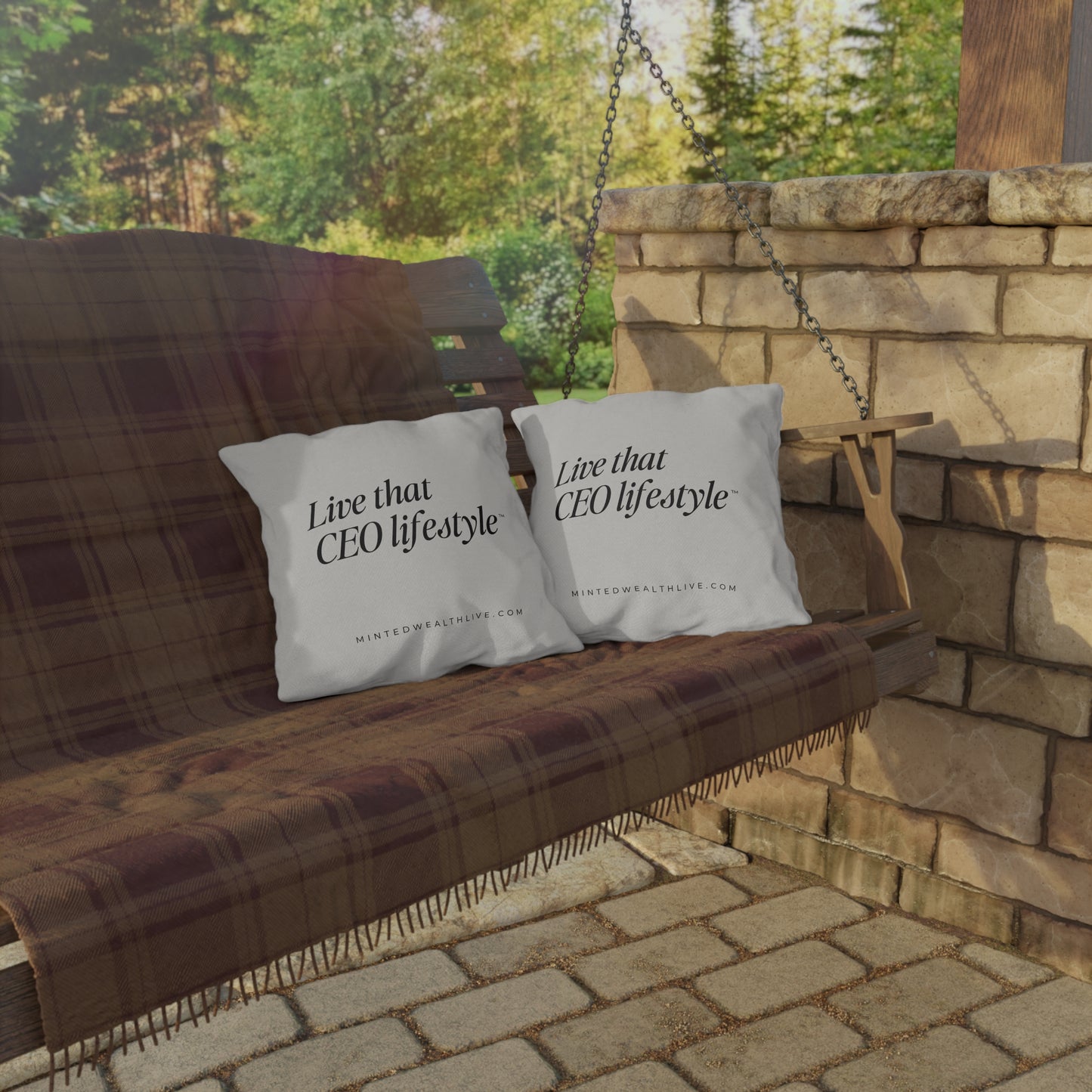 Live That CEO Lifestyle | 16x16" Outdoor Pillow