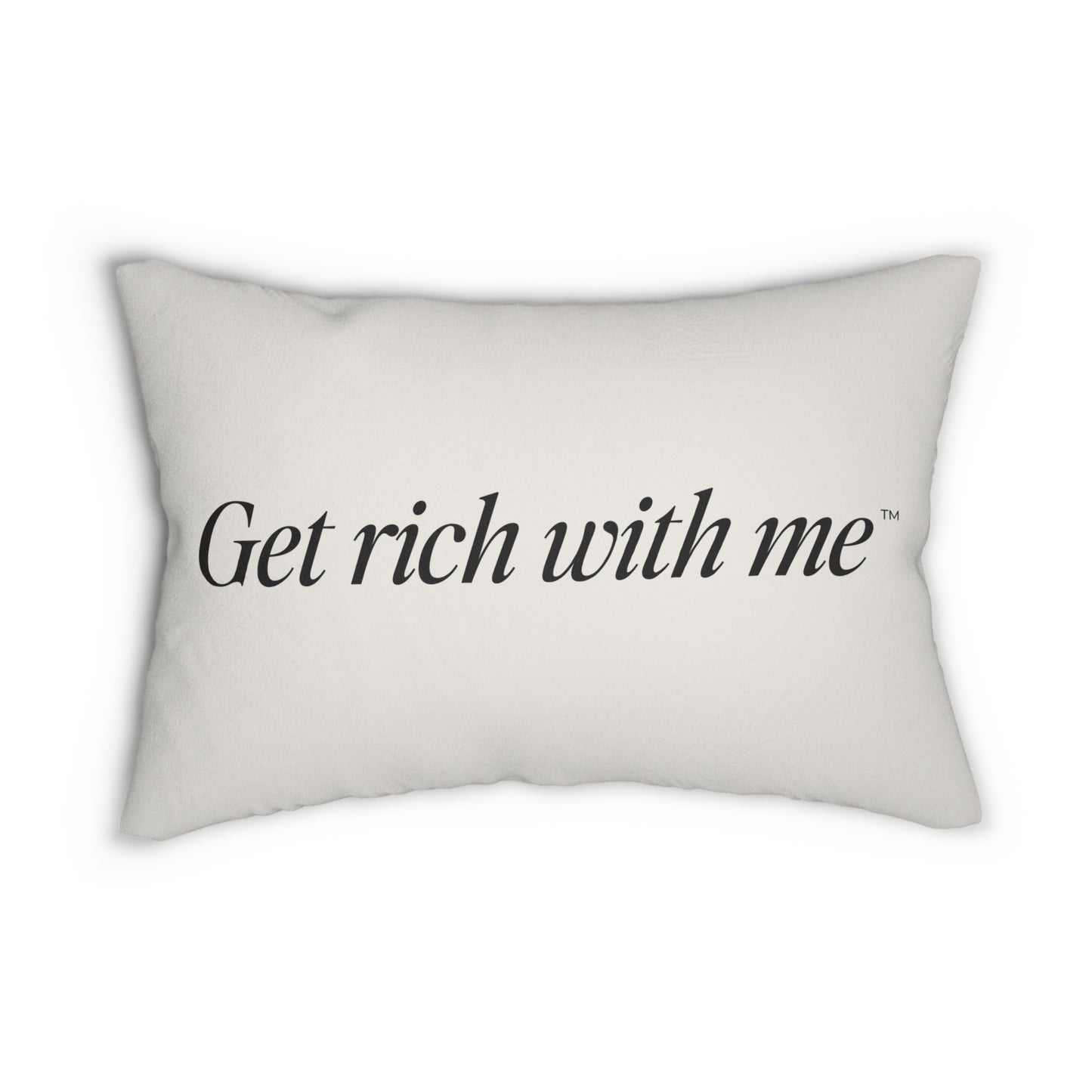 Get Rich With Me™ | 20x14" Your Tax Coach Lumbar Pillow