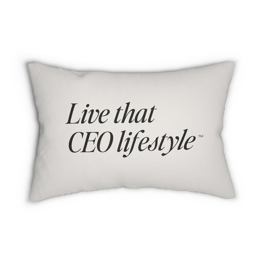 Life That CEO Lifestyle™ | Your Tax Coach 20x14" Lumbar Pillow