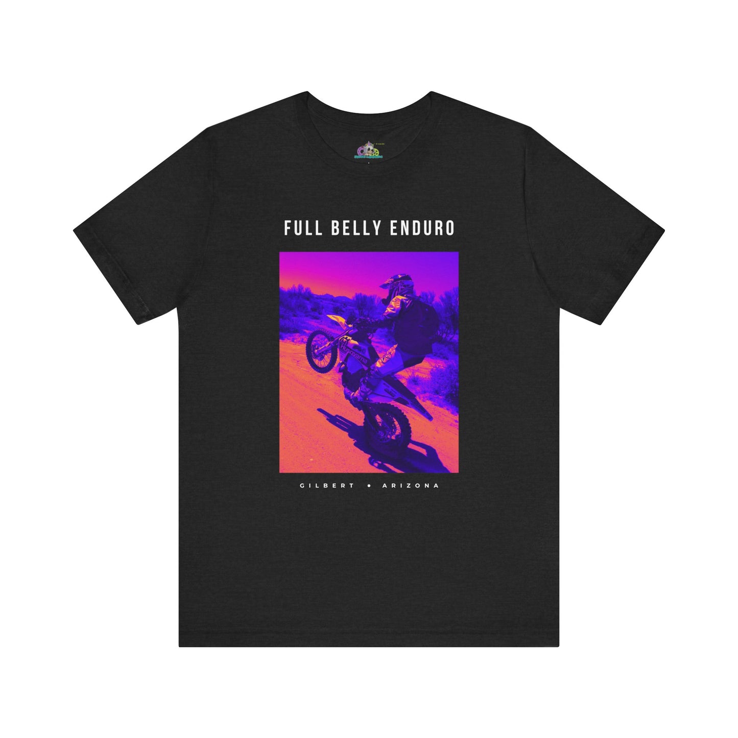 Full Belly Enduro, Bella + Canvas 3001, Unisex Jersey Short Sleeve Tee