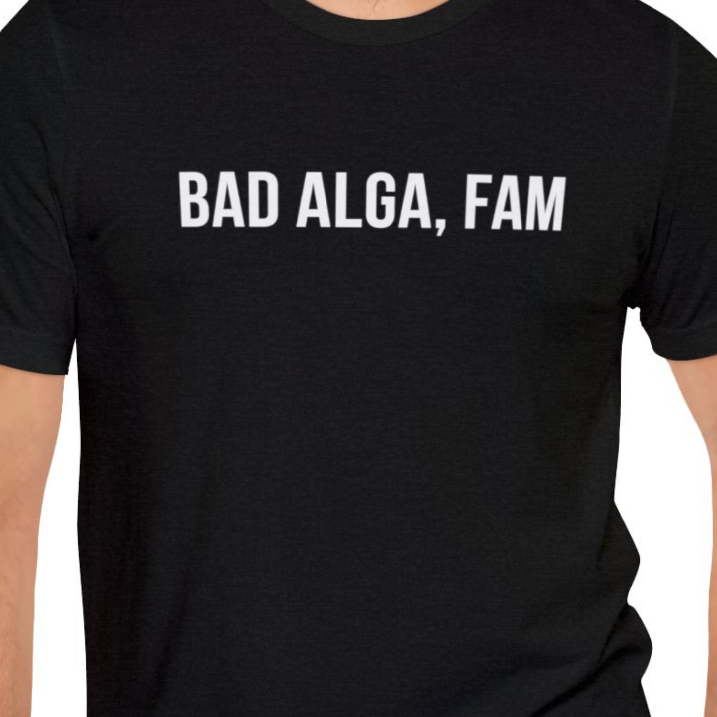 Bad Alga, Bella + Canvas 3001, Unisex Jersey Short Sleeve Tee