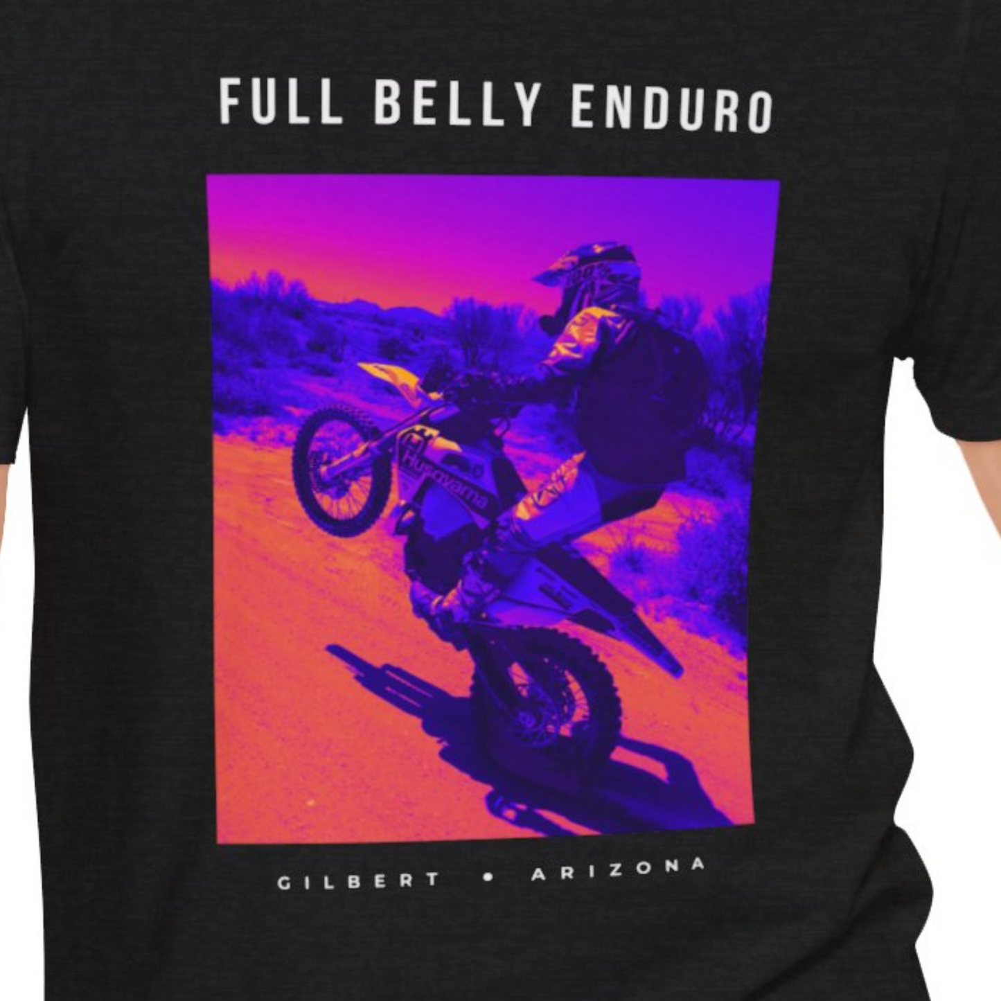 Full Belly Enduro, Bella + Canvas 3001, Unisex Jersey Short Sleeve Tee