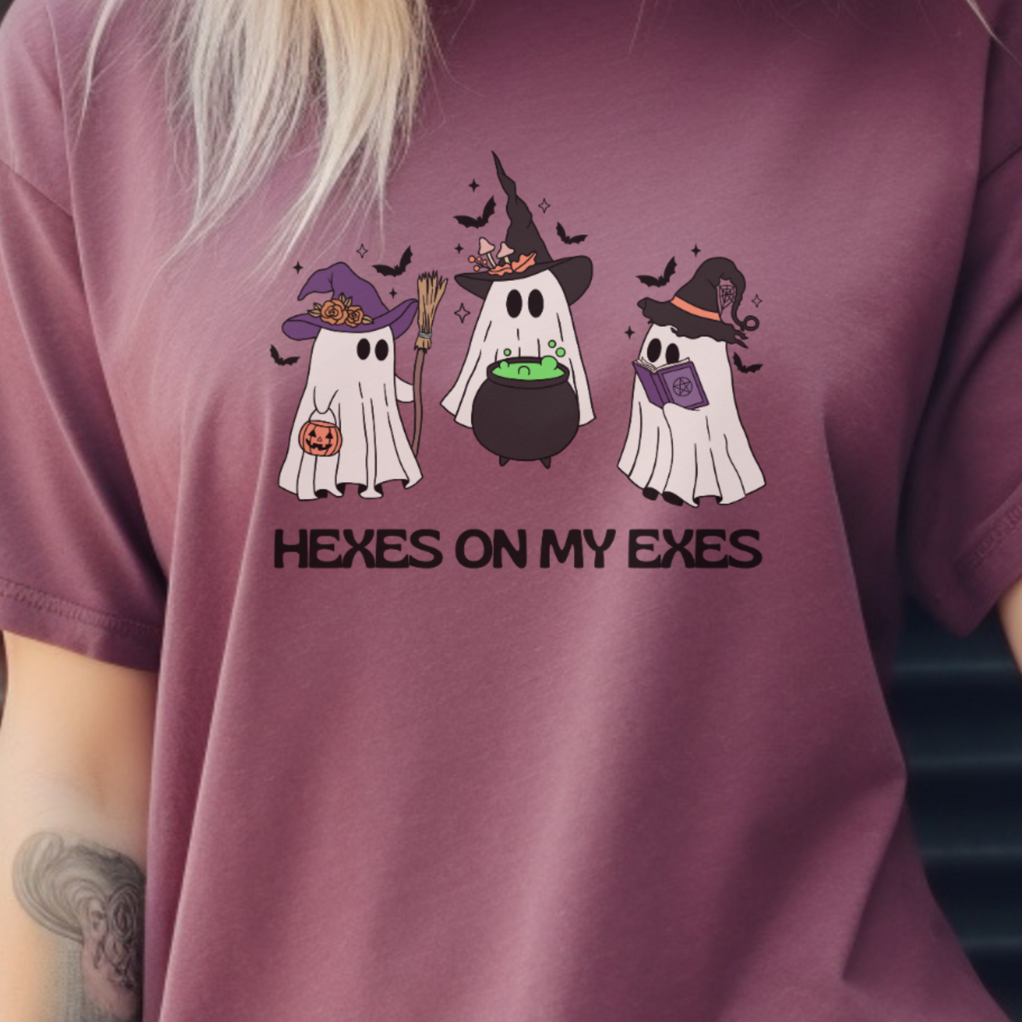 Halloween Hexes On My Exes Comfort Colors® Unisex Shirt