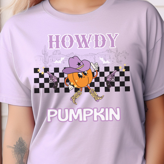 Howdy Pumpkin Halloween, Comfort Colors® Unisex Shirt