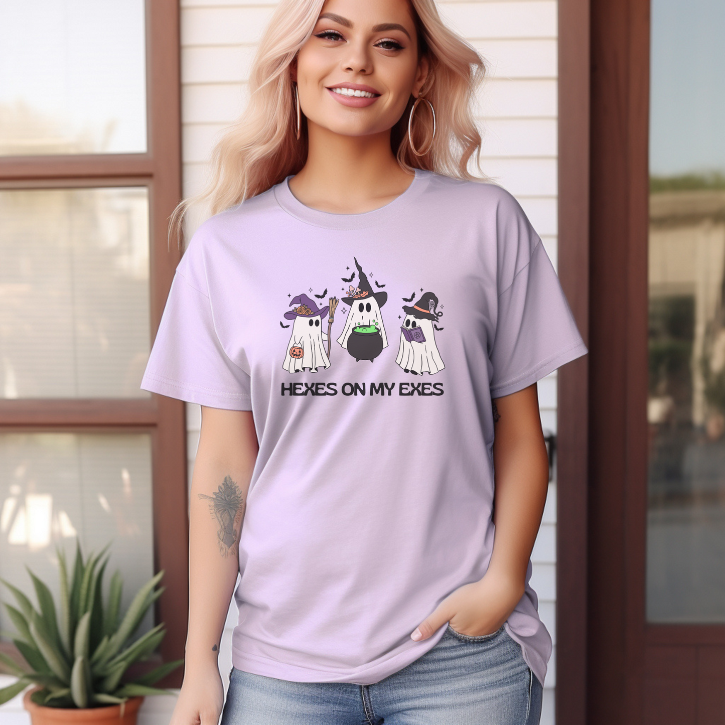 Halloween Hexes On My Exes Comfort Colors® Unisex Shirt